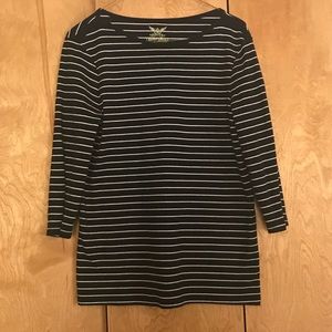 Black and white striped shirt